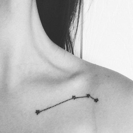 constelaciones  aries tatuaje